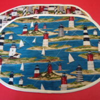 lighthouse Quilted Placemats