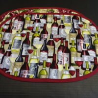 wine Quilted Placemats