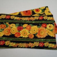 flower Quilted Table Runner