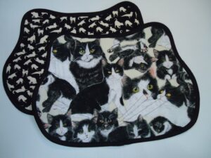 Custom Handmade Cat Pet Food Mat