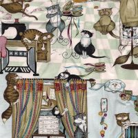 home cat fabric
