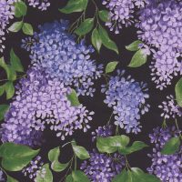 purple flower fabric