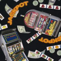 las vegas slot machine fabric