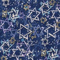 hanukkah jewish fabric