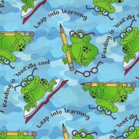 frog leap into learning fabric