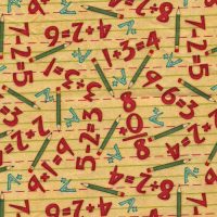 math kids fabric