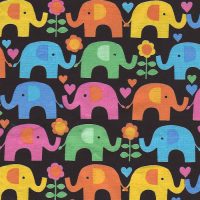 elephant fabric