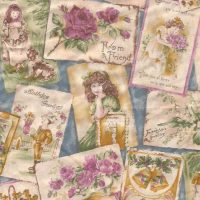 birthday friendship fabric
