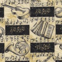 musical instruments fabric