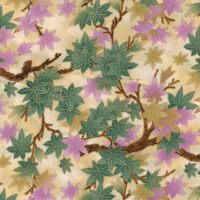 tree branches with leaves fabric