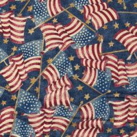 american flag fabric
